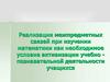 Реализация межпредметных связей при изучении математики