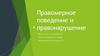 Правомерное поведение и правонарушение