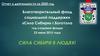 Благотворительный фонд социальной поддержки «Сила Сибири». Годовой отчет