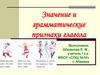 Значение и грамматические признаки глагола