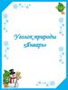 Уголок природы «Январь»