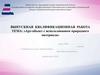 ВКР: Арт-объект с использованием природного материала