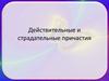 Действительные и страдательные причастия