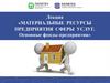 Материальные ресурсы предприятия сферы услуг. Основные фонды предприятия»