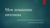 Мои домашние питомцы. 1 класс