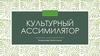 Культурный ассимилятор