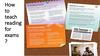 How to teach reading for exams