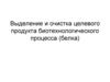 Выделение и очистка целевого продукта биотехнологического процесса (белка)