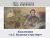 Коллекция «А.С. Пушкин 1799-1837»