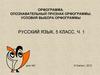 Орфограмма. Опознавательный признак орфограммы. Условия выбора орфограммы (5 класс)