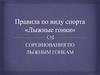Правила по виду спорта «Лыжные гонки»