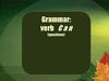Grammar: verb -can