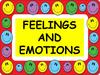 Feelings and emotions