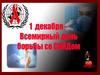 Всемирный день борьбы со СПИДом