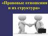 Правовые отношения и их структура