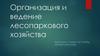 Организация и ведение лесопаркового хозяйства
