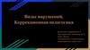 Виды нарушений. Коррекционная педагогика