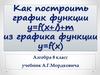Как построить график функции y=f(x+l)+m из графика функции y=f(x)