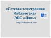 Сетевая электронная библиотека (СЭБ) на платформе ЭБС Лань