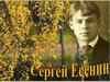 Сергей Александрович Есенин. Биография