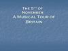 A Musical Tour of Britain