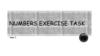Numbers Exercise Task