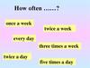 How often