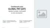 Платёжный шлюз Global Pay Gate