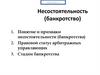 Понятие и признаки несостоятельности (банкротства)