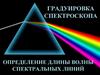 Градуировка спектроскопа определение длины волны спектральных линий