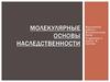 Молекулярные основы наследственности