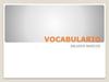 Vocabulario