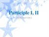 Participle I, II (причастие)