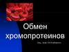Обмен хромопротеинов