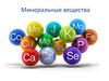 Минеральные вещества