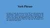Verb phrase