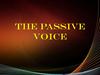 The passive voice
