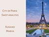 City of Paris. Swot analysis