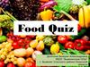 Food quiz