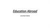 Education Abroad