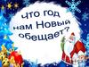 Что год нам Новый обещает