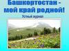 Башкортостан - мой край родной!