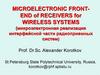 Microelectronic front-end of receivers for wireless systems