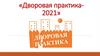 Дворовая практика. Российское движение школьников