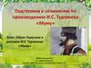 Образ Герасима в рассказе И.С. Тургенева «Муму».  Подготовка к сочинению