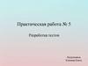 Разработка тестов. Практическая работа № 5