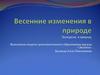 Весенние изменения в природе