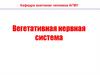 Вегетативная нервная система
