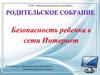 Безопасность ребенка в среде Интернет