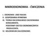 Mikroekonomia - ćwiczenia